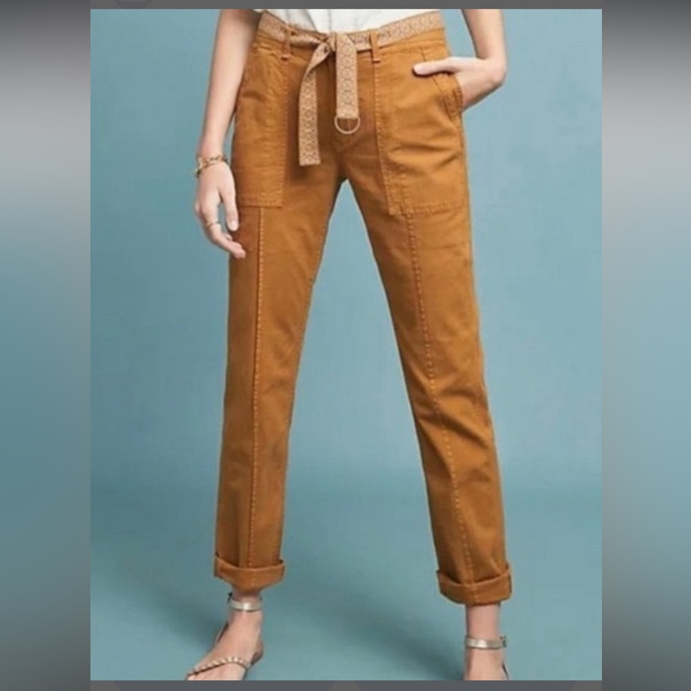 Anthropologie The Wanderer Utility Pant 26‎ boho layered classic workwear
